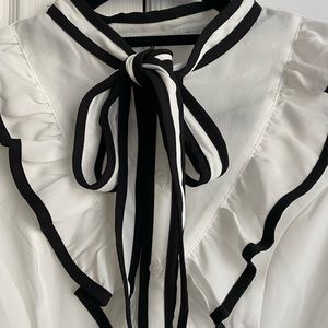 Haute Monde M White Blouse